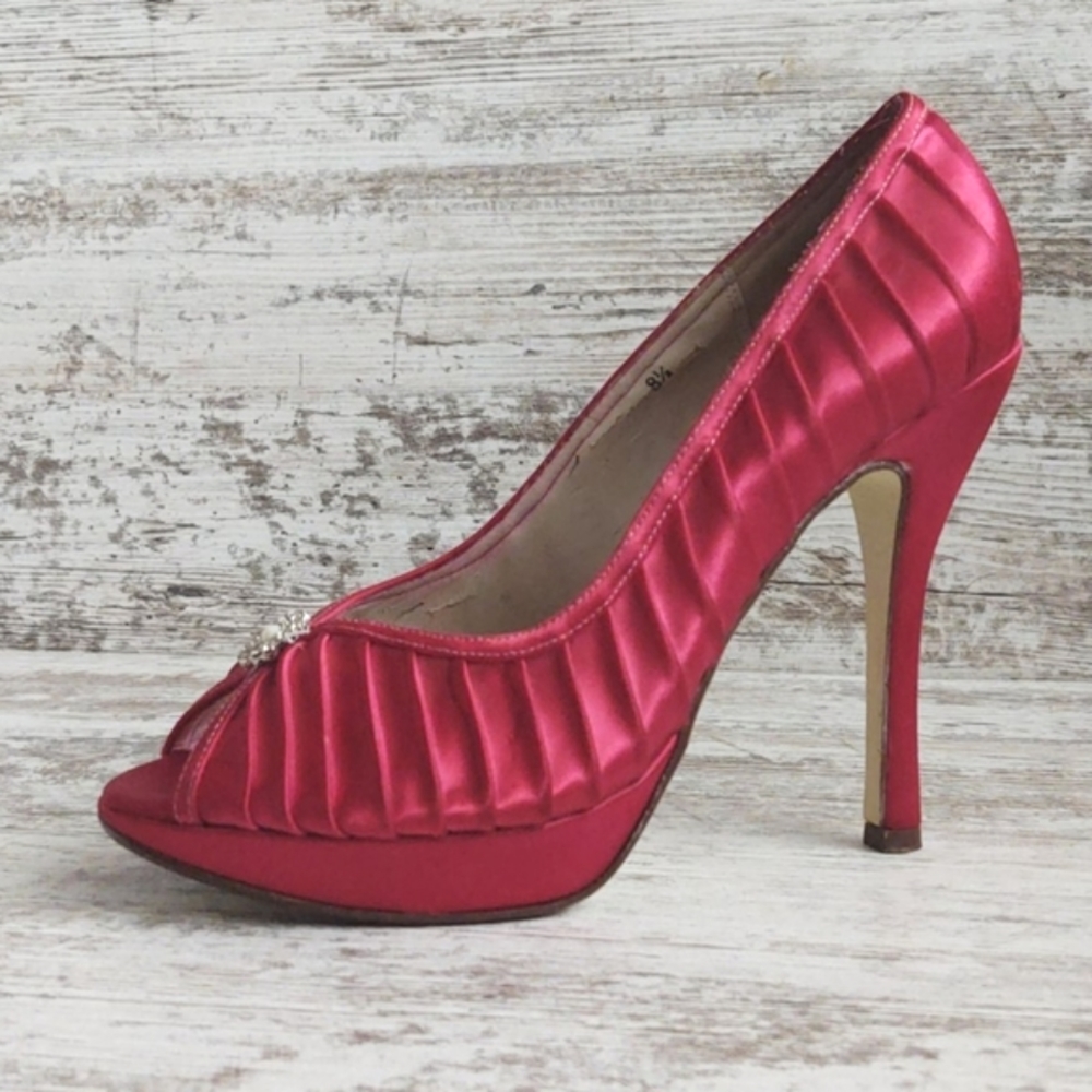 Pink Paradox London Rhinestone Pumps
